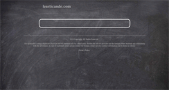 Desktop Screenshot of leasticando.com